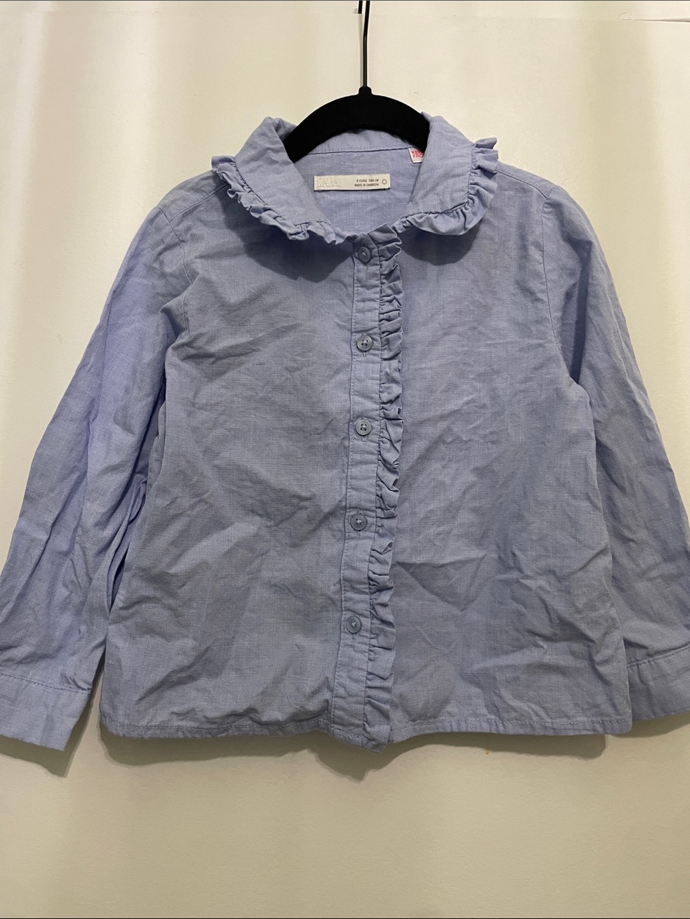 Ruffle-Trim Blouse